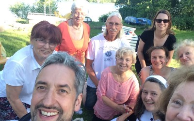 Probe im Freien